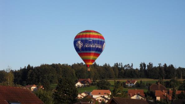 Heissluftballon über Bösingen