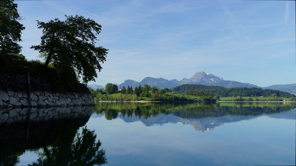 Mit dem Kayak auf dem Greyerzersee