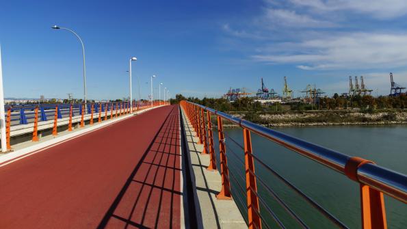 Fahrradweg Valencia