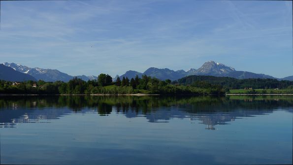 Mit dem Kayak auf dem Greyerzersee