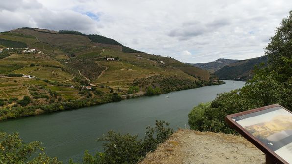 Mit dem Auto von Porto dem Douro entlag