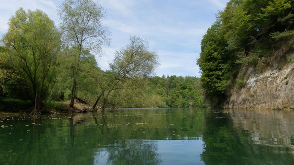 Mit dem Kayak auf dem Schiffenensee