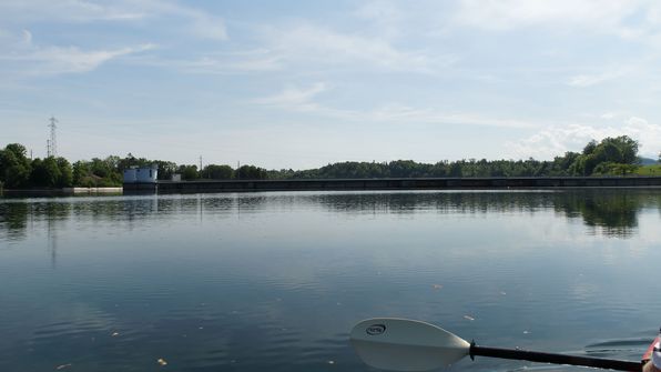 Mit dem Kayak auf dem Schiffenensee