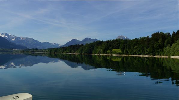 Mit dem Kayak auf dem Greyerzersee