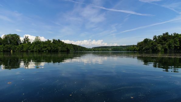 Mit dem Kayak auf dem Schiffenensee