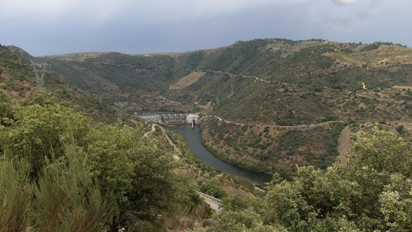 Mit dem Auto von Porto dem Douro entlag