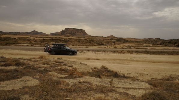 Bardenas Reales ist eine Halbwüste