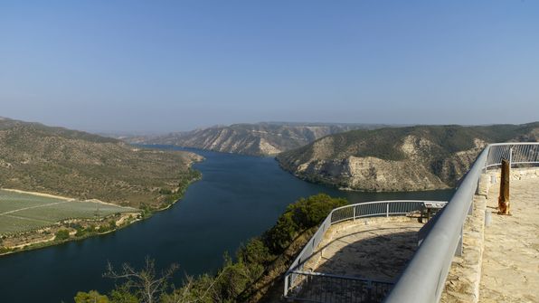 Hier fliesst der Matarraña in den Ebro