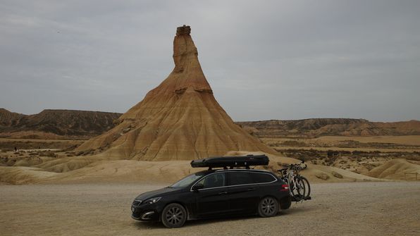 Bardenas Reales ist eine Halbwüste