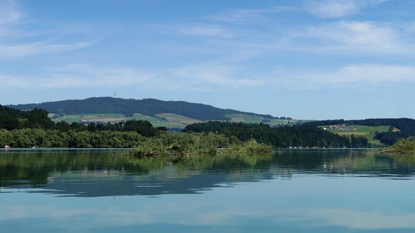 Mit dem Kayak auf dem Greyerzersee