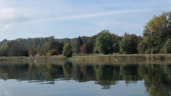 Mit dem Kayak Row on Air auf dem Murtensee