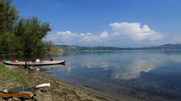 Row on Air Kayak  beim Grengspitz Murtensee