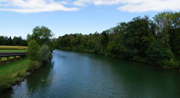 Broyekanal der den Murtensse mit dem Neuenburgersee verbindet