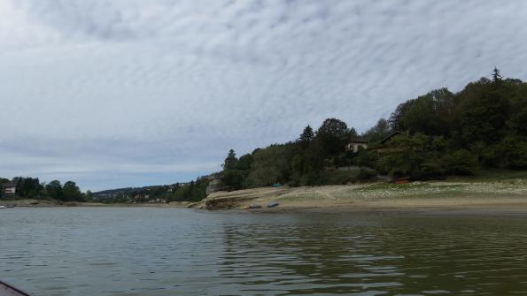 Mit dem Schiff auf dem Doubs