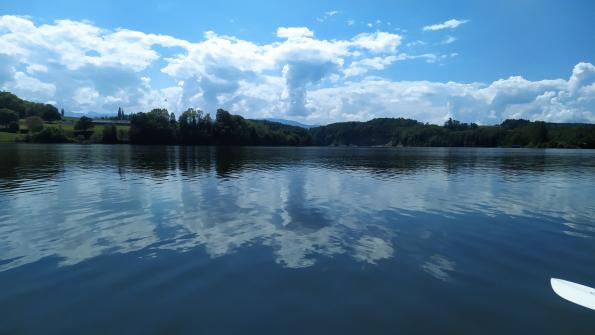 Mit dem Kayak auf dem Schiffenensee