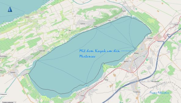Murtensee Umrundung mit dem Kayak