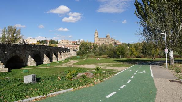 Schöne Radwege hat es in Salamanca