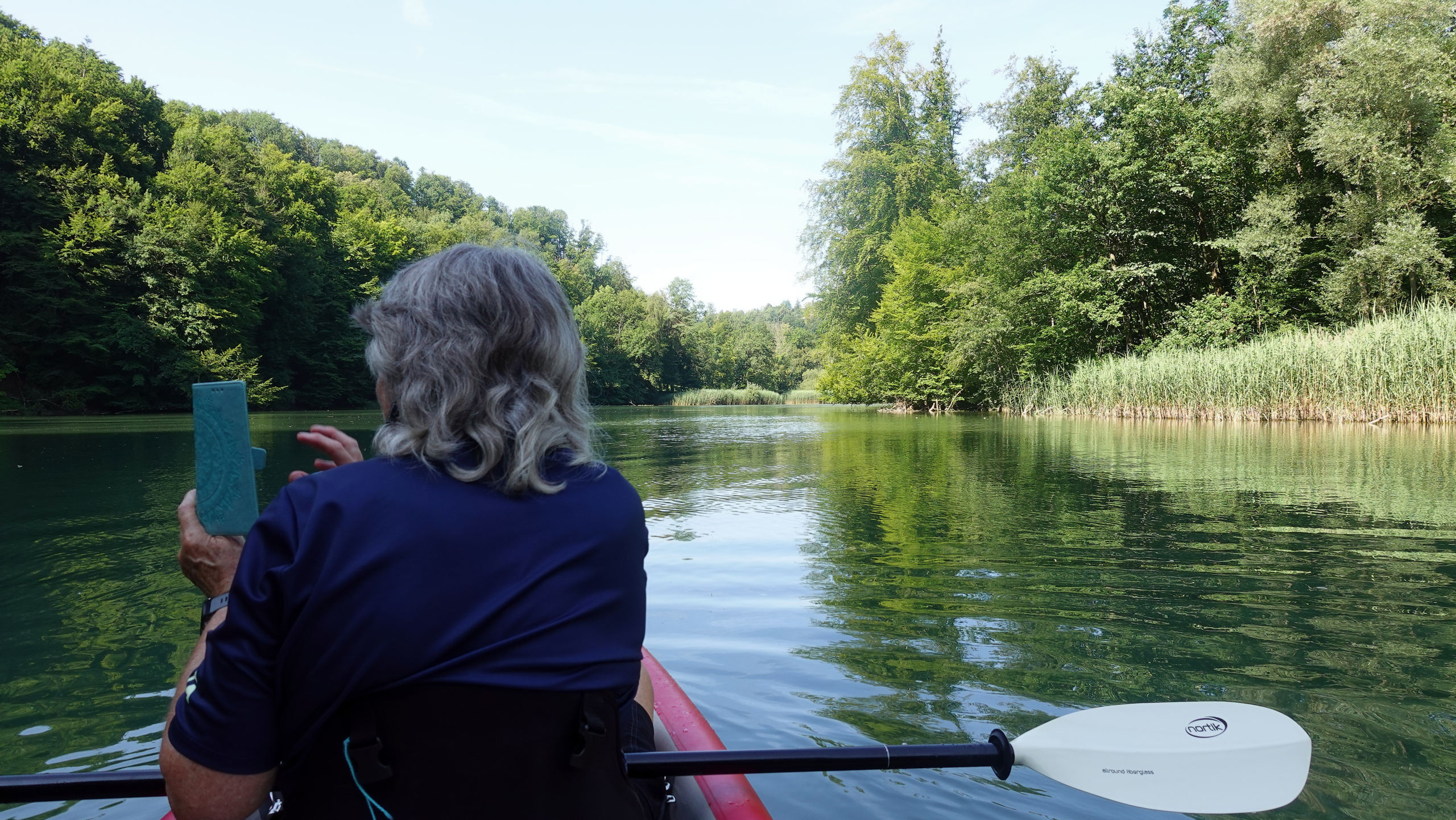 Mit dem Kayak auf dem Schiffenensee 26.7.2024