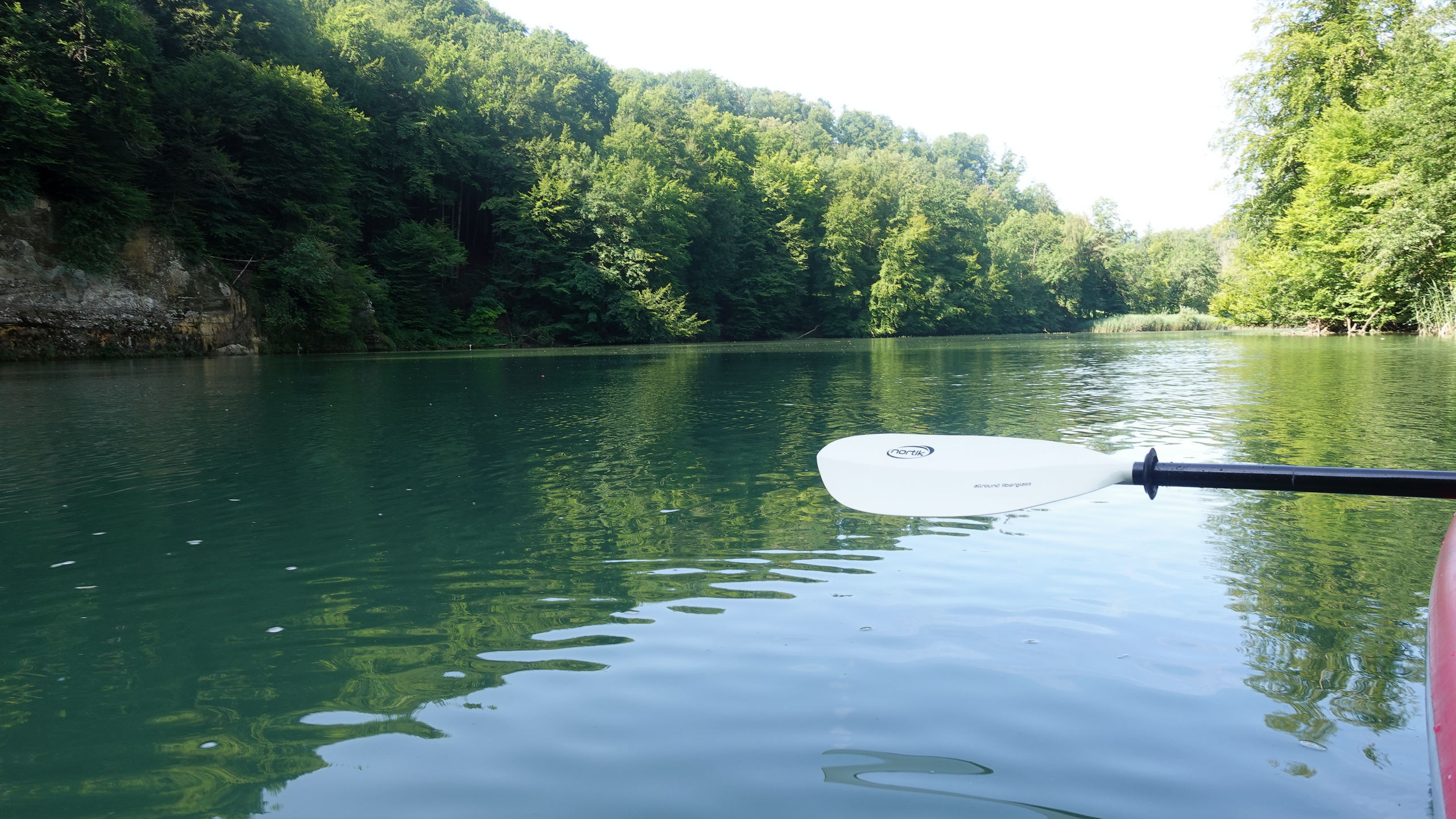 Mit dem Kayak auf dem Schiffenensee 26.7.2024
